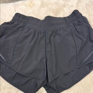 lululemon athletica Black Athletic Shorts with Lightweight Fabric and Loose Fit